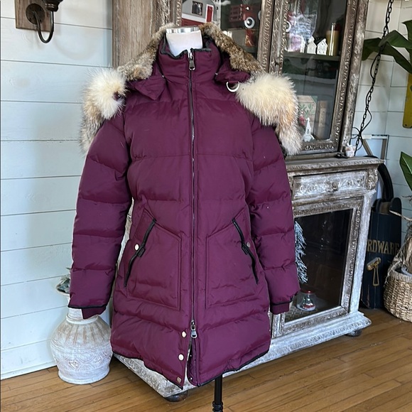 PAJAR CANADA COUGARDown Fox Rabbit Fur PARKA LARGE WINTER JACKET